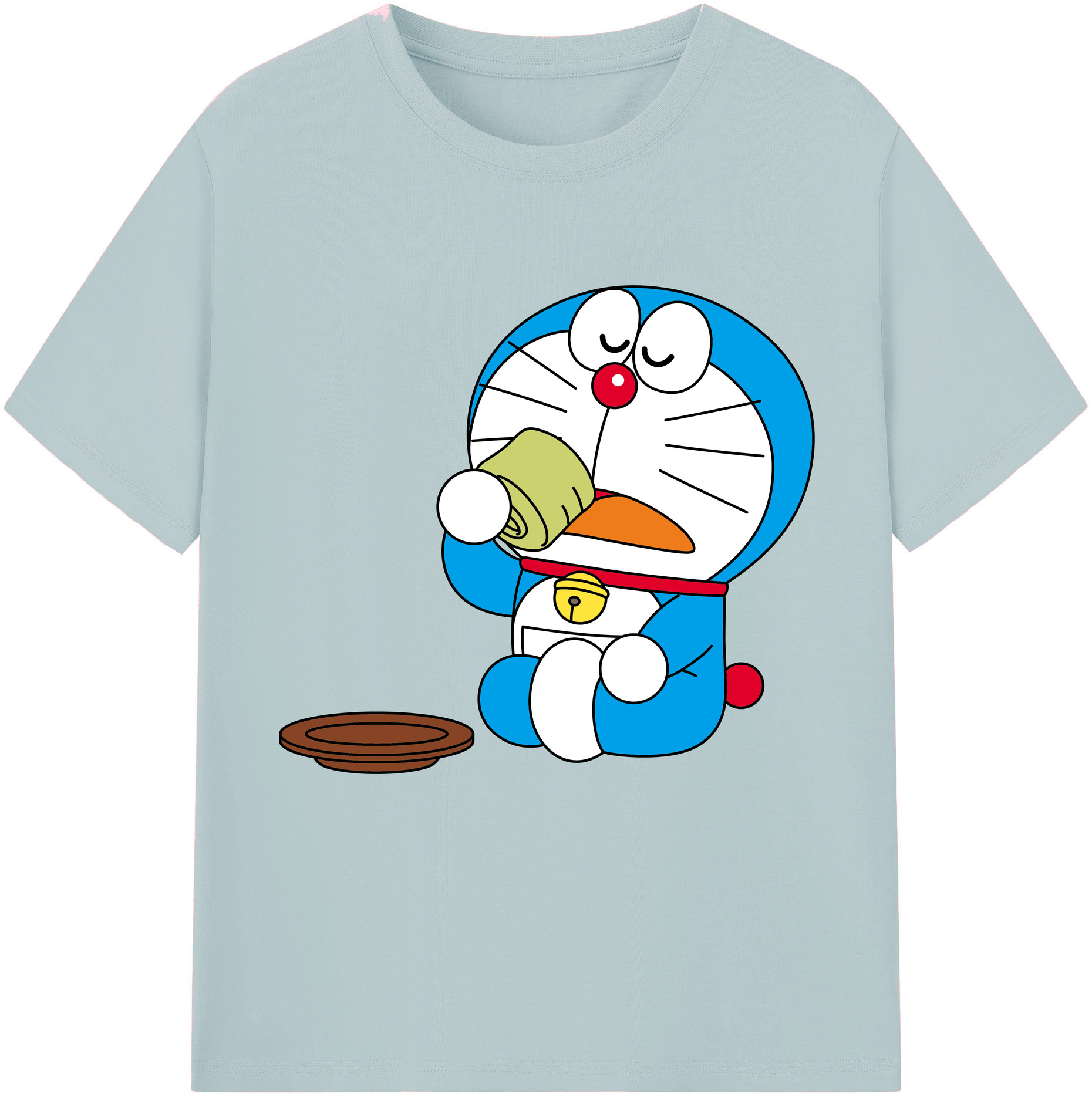 （画像用） ドラえもん Doraemon 綿100％半袖Tシャツ（フロントプリント）